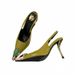 Retro Pointed Toe Diamonds High Heels Women Autumn 2025 New Metal Patent Leather Pumps Stripper Sandals Slingback Shoes_vogvips.com