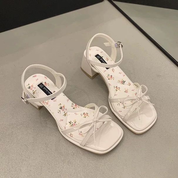 2026 Spring/Summer New Collection: Stunning High-Heeled Sandals Women, Elegant French Style Chunky Heels, Mid-Heel,_vogvips.com