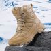 Large Size Autumn Sneakers High-top Hiking Outdoor Non-slip Hiking Shoes Field Training Men's Boots_vogvips.com