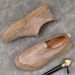 Euro Step First Layer Cowhide Slip-On Casual Leather Shoes Lazy No-Tie Summer Men's Breathable_vogvips.com