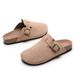 2024 New Boston Clog Slippers For Women, Men's Cork Foot Sandals, And Women's Suede Mule Slides With Bow Support Beach_vogvips.com