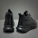 Men's Winter With Fleece Lining, Warm Cushioned Sole, Comfortable Sports Casual Shoes, Genuine Leather Versatile_vogvips.com