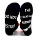 Mid-tube socks Cotton socks sole letter non-slip adhesive creative socks_vogvips.com