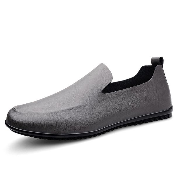 Doudou Shoes Men's Genuine Leather Soft-soled Soft Leather Men's Shoes Overfitting Casual Leather Shoes Driving Loafers_vogvips.com
