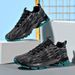 Plus-size Cross-border Air-cushioned Fly-knit Casual Mesh Sports Running , Breathable And Lightweight, 2024 Trendy_vogvips.com