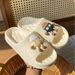 Adorable Cartoon Character Slides For Women - Ultra-Soft Thick Sole Non-Slip Indoor Outdoor Bath Slippers_vogvips.com