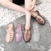 Women's Summer Open-Toe Retro Roman Shoes, Hollow Buckle Flat Sandals, Transparent Crystal Jelly Sandals_vogvips.com