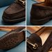 Men’s Dark Brown Suede Horsebit Loafers - Slip-On Casual Dress Shoes With Gold Buckle, Business & Smart-Casual_vogvips.com
