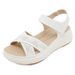 360-8 New 2025 For Women, Large Size, Lightweight, Sweet Thick-Soled Sandals_vogvips.com