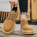 European Warm Series Men's Martin 2025 Autumn New British Style Genuine Leather Low-top Work Shoes Versatile Casual Yellow Boots Large Size_vogvips.com