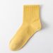 Women's Socks Summer Pure Cotton Socks Mid Tube Socks Boneless Seam Cotton Socks Sweat Absorbent Thin Spring And Autumn Breathable Women's Socks_vogvips.com