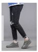 Men's Shoes Mid-top Sports And Leisure Board Shoes, Youth Black Leather Shoes Increase Height_vogvips.com