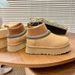 In-Stock Tazz Snow Boots, Leather And Fur Integrated, Ethnic Style, With Sock Covers, Plush Lining, Warm,_vogvips.com