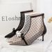 Women S Pumps Version Of Sweet Slimming See Through Dot Mesh Hollow Shoes For Women Stiletto High Heeled Pointed Toe_vogvips.com