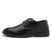 Men's Classic Oxford Shoes - Formal & Casual Dress Shoes For Business, Wedding & Everyday Wear (Black/Yellow)_vogvips.com