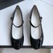 French Style Small Shoes With A Flat Button And Shallow Mouth, Ballet Women's Red Mary Jane Shoes, Versatile Middle Heel_vogvips.com