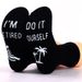 Game socks mid-tube socks casual sports cotton socks sole letter non-slip adhesive socks_vogvips.com