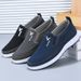 Euro Step 2025 New Old Beijing Cloth Spring Breathable Casual Men's Slip-On Flat Middle-Aged Dad Shoes_vogvips.com