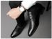 First Layer Men's Formal Wear Pointed Single Layer Casual Work Men's Shoes_vogvips.com