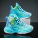 New flying woven breathable sneakers for boys student kids sneakers_vogvips.com