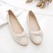 Beef Tendon Soft-soled Doudou Shoes, Mother One-pedal Pointed Flat-soled Shallow-mouth Women's Single Shoes_vogvips.com