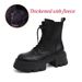 Martin Boots Women's 2025 Autumn/Winter New Style Single Boot Thick Bottom High-Heel British Style Slim Boot Short Boot Lace-Up Boot_vogvips.com