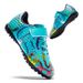 Children's football shoes Velcro new camouflage boy student professional training shoes_vogvips.com