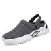 Summer Flip-Flops Large Half Slippers Men's Students' Hole Wrapped Sandals Beach Shoes_vogvips.com