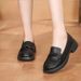 Women' Oft Loafer 2025 Autumn New Lip-on Oft-oled Hoe, Comfortable And Veratile Britih-tyle Flat Leather_vogvips.com