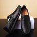 2025 Spring Casual New Fashionable Leather One Step Stepping Bean Trendy Men's Shoes_vogvips.com