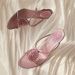 Pink Sandals For Women 2025 New Rhinestone Gemstone Thin High Heels One Strap Slippers Light Luxury_vogvips.com