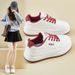 Little White Shoes Female Students Thick-soled Heightening Shoes Sports Board Shoes Casual Street Shoes_vogvips.com