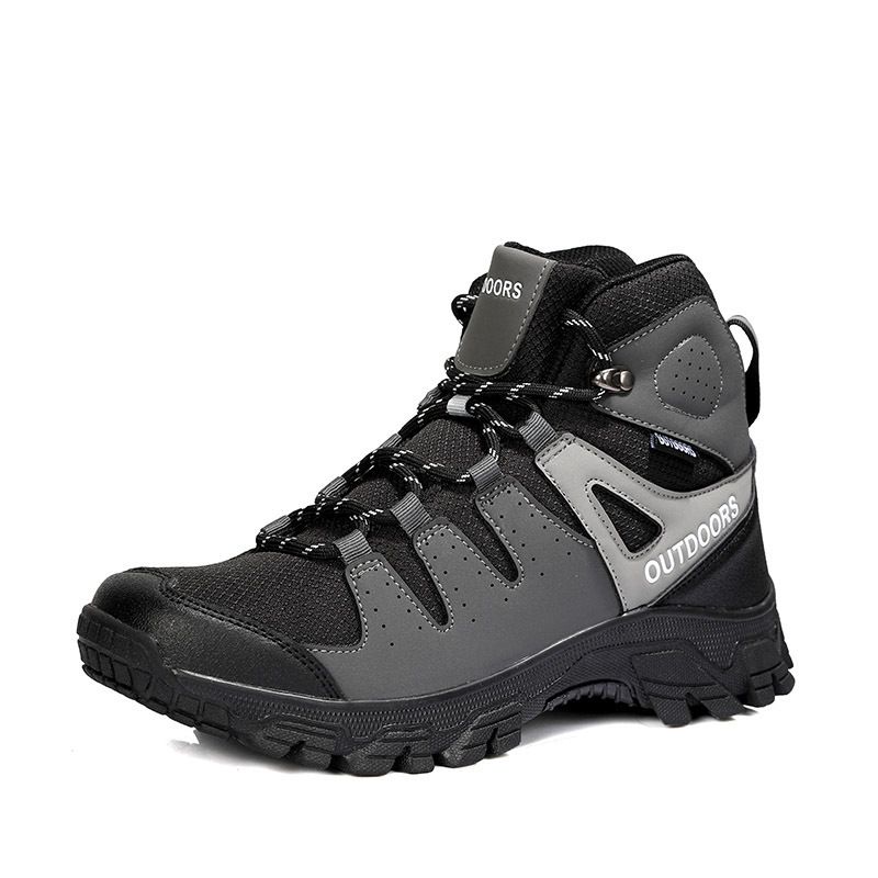 Men's Casual Shoes Outdoor Boots Outdoor Shoes Men's Mid Cut Hiking Shoes Men's Anti Slip Shoes Sports Travel Hiking Shoes Wear Resistant_vogvips.com