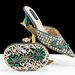 Women’s Shoes ladies pointed high heel slippers shoe bag set goose egg shaped clutch sexy style banquet or daily_vogvips.com