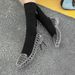 Cross-Border Square-Toe Jelly Shallow Mouth Single Crystal PVC Outdoor Casual Sandals Lazy Slip-On Dance Shoes_vogvips.com