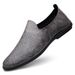 Men's Hole Small Leather Shoes Doudou Shoes Casual Gouging Men's Shoes_vogvips.com