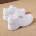 Women's Dad Sneakers Ins Trend 2025 New Spring Internet Celebrity Casual Comfortable Student Platform Sole Leather_vogvips.com