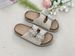 Women's Shoes Slippers Double Buckle Diamond Buckle Embroidery Beach Cork Slippers Outdoor Large Size Slippers_vogvips.com