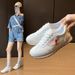 Little White Shoes Female And Female Students Leisure Sports Versatile Board Shoes Street Shooting_vogvips.com