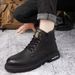 European Warm Series Men's Martin 2025 New Lightweight Work Boots High Top Trendy British Style Versatile Outdoor Shoes_vogvips.com