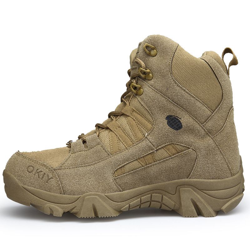 Outdoor Sports Training Combat Boots Comfortable Breathable Tactical Hiking Boots For Men And Women_vogvips.com