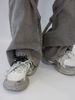 Ran Yan 2024 Spring New Arrival Thick Bottom Height-Increasing Leather Faded-Effect Clunky Sneakers Easiest Match_vogvips.com