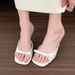 French Style Black Bow High-heeled Shoes For Women, Summer 2025 New Versatile Slim Heel M Ü Ller Women's Sandals_vogvips.com