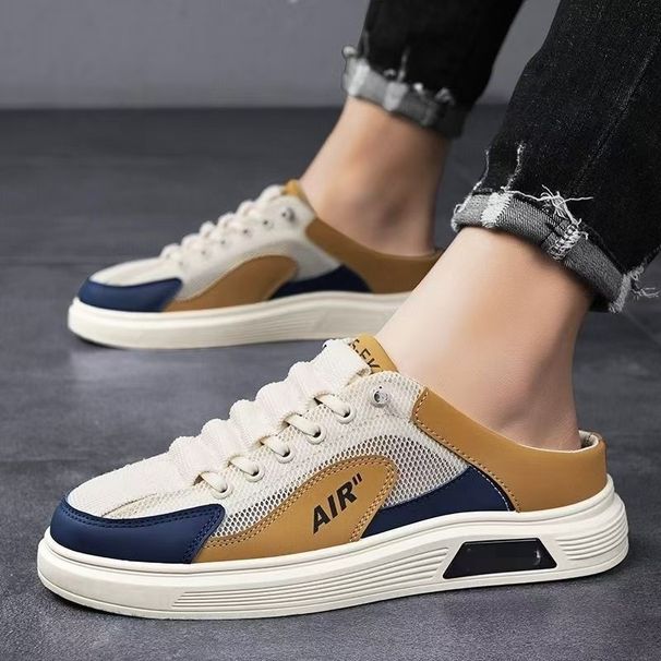 Mesh Sandals Men, Summer Men's Shoes, 2026 New Model, Slip-on Loafers, Casual Trendy Shoes For Students_vogvips.com