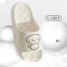 Cute Couple Pillow Slippers Female Bathroom Bath Non-slip High Quality Soft Sole Indoor Home Eva Thick Bottom Sandals_vogvips.com