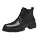 Leather Velvet Casual Men's Leather Boots Outdoor Cotton Thermal Martin Boots Thick-soled Tooling Men's Shoes_vogvips.com
