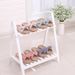 Four-season Open-toe Linen Slippers, Japanese-style EVA Women's Home Indoor Summer Linen Striped Bow Slippers, Suitable For Outdoor Wear_vogvips.com