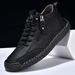 Burst Men's Martin Boots Medium Top Casual Shoes Short Boots Large Size Shoes Stitched Men_vogvips.com