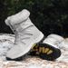 Winter Snow Boots Women High-top Outdoor Warm Soft Plush Ankle Boots Women Anti-slip Wear-resistant Casual Women Shoes_vogvips.com