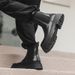 Retro Tooling Boots, Locomotive Wind Thick Bottom Increases, Ruffian Handsome Chelsea Boots, Foot-fitting Martin Boots_vogvips.com